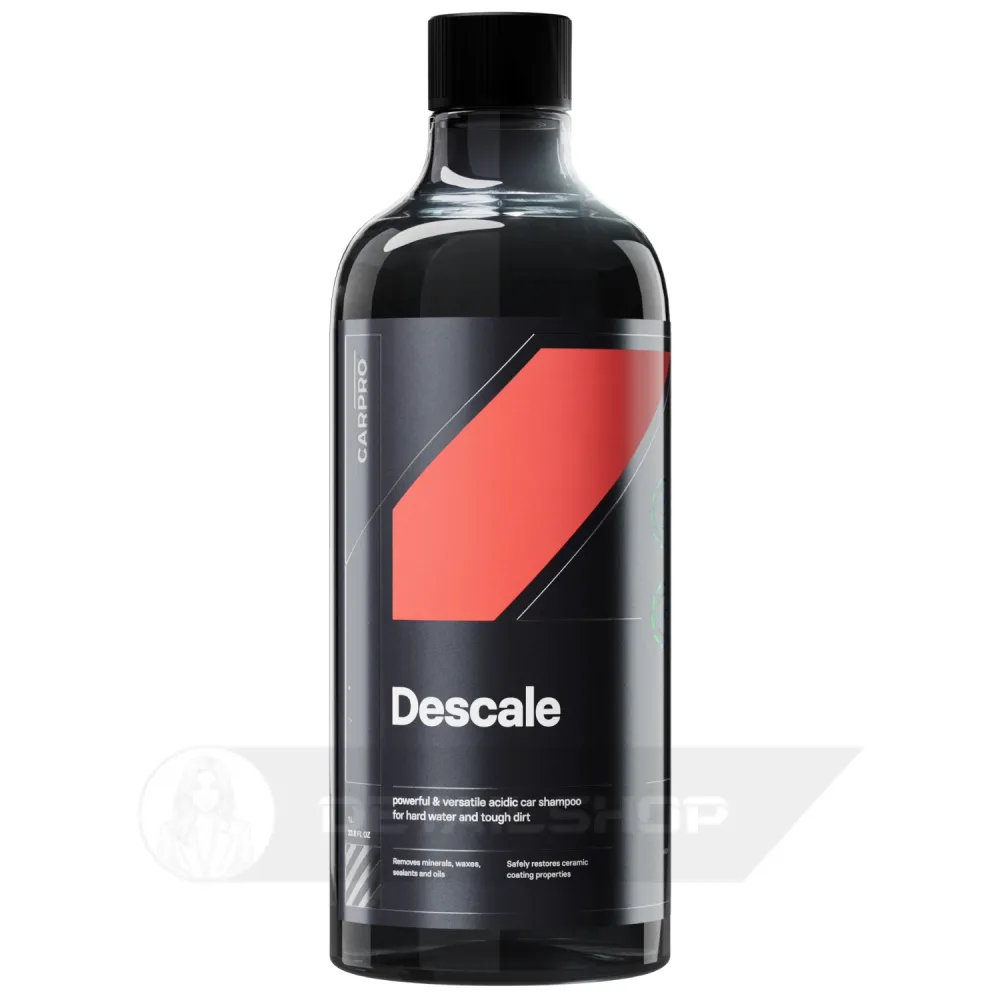 CARPRO Descale 1000 ml - кислотный шампунь от минеральных отложений, водного камня. Безопасный для керамического покрытия