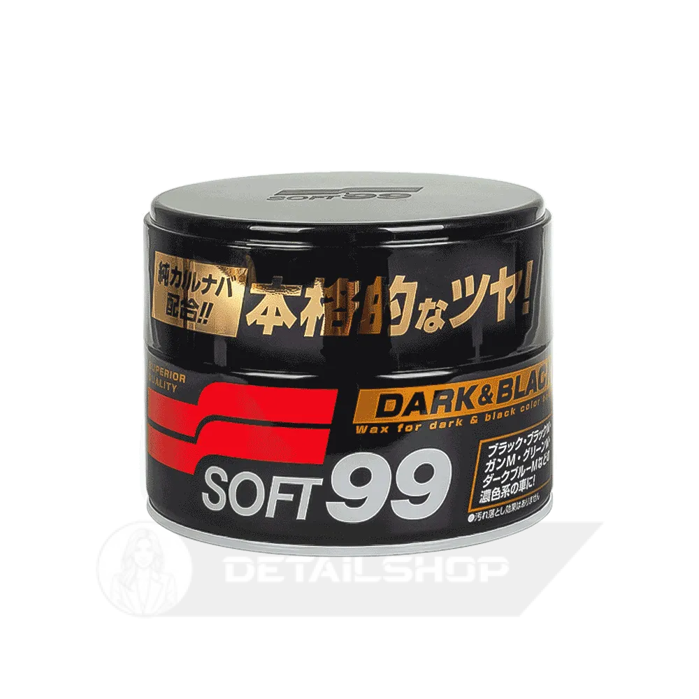 Твёрдый воск SOFT99 Dark & Black Wax 300г - для тёмного кузова