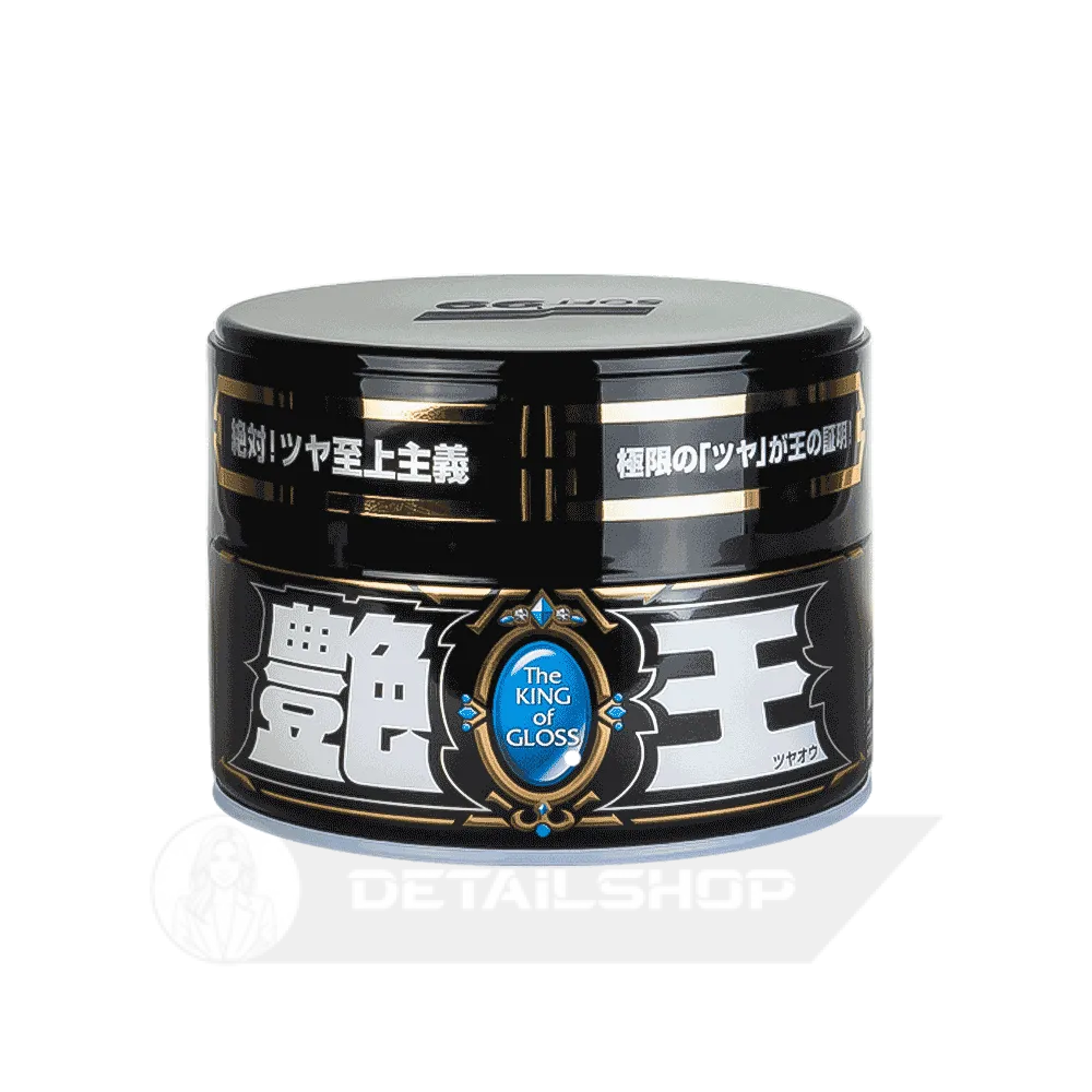 Твердый воск SOFT99 The King of Gloss Black 300г - для тёмных автомобилей