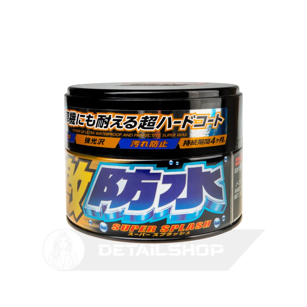 SOFT99 Water Block Wax Black 300г - твёрдый воск для тёмных автомобилей