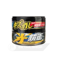 SOFT99 Scratch Clear Wax Mirror Finish Black 200г - твердий віск для темних авто