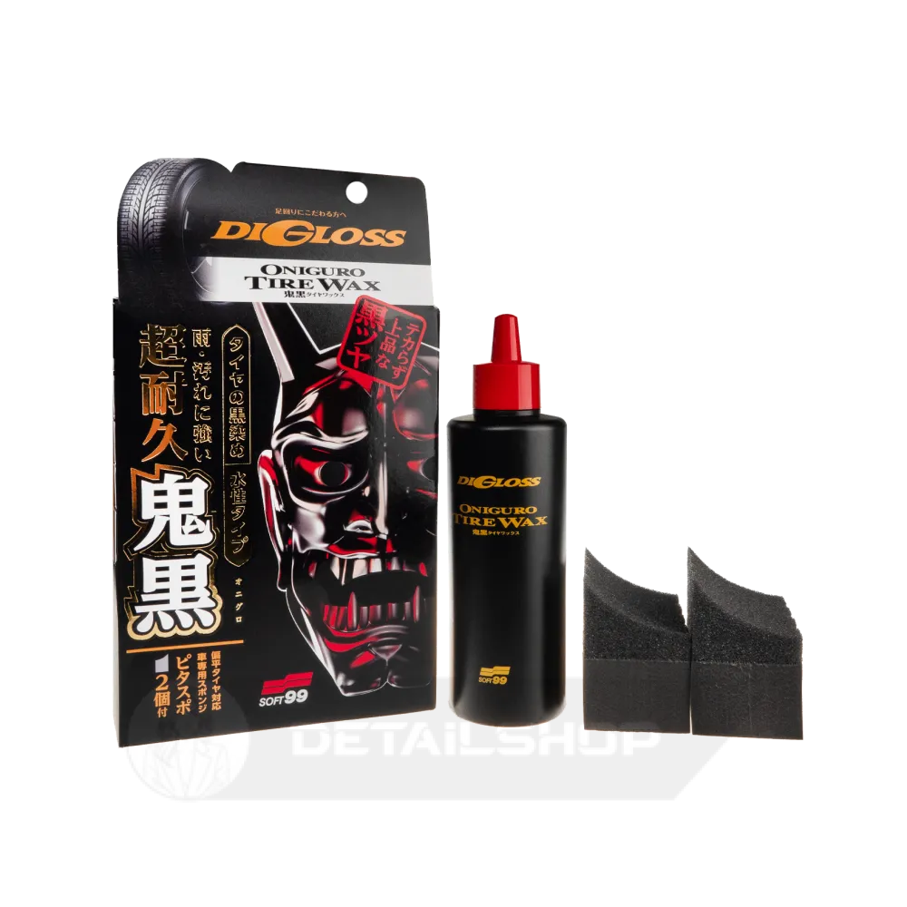 SOFT99 DiGloss Black Devil Tire Wax 200мл - чорніння для шин,для глянцевого блиску та гідрофобного ефекту