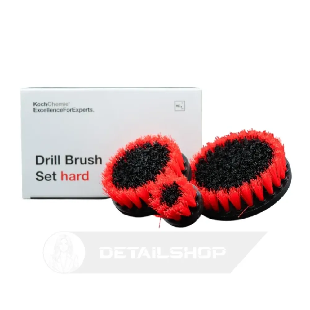 Набір жорстких щіток для очищення поверхонь Drill Brush Set Hard