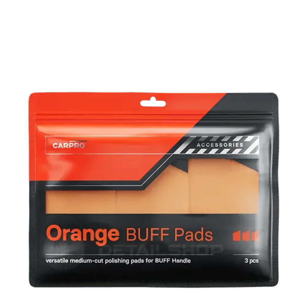 Orange Pads для ручки BUFF - Набір із 3 помаранчевих падів для полірування