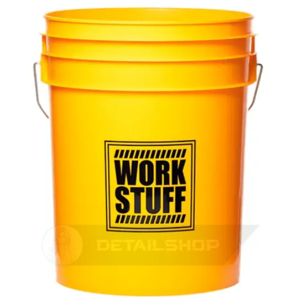 Відро з брудоуловлювачем Work Stuff Detailing Bucket Yellow & Separator Для миття автомобіля