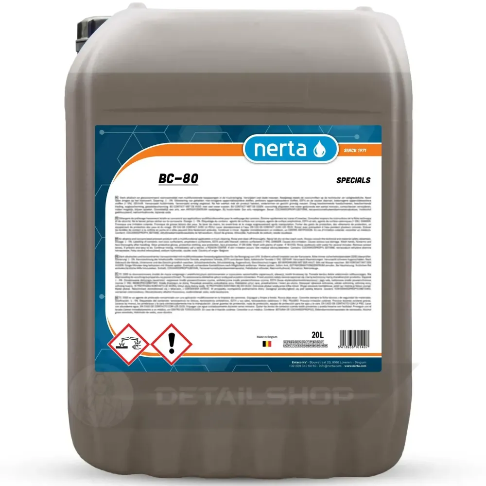 NERTA ЩЕЛОЧНОЕ СРЕДСТВО BC-80 20Л