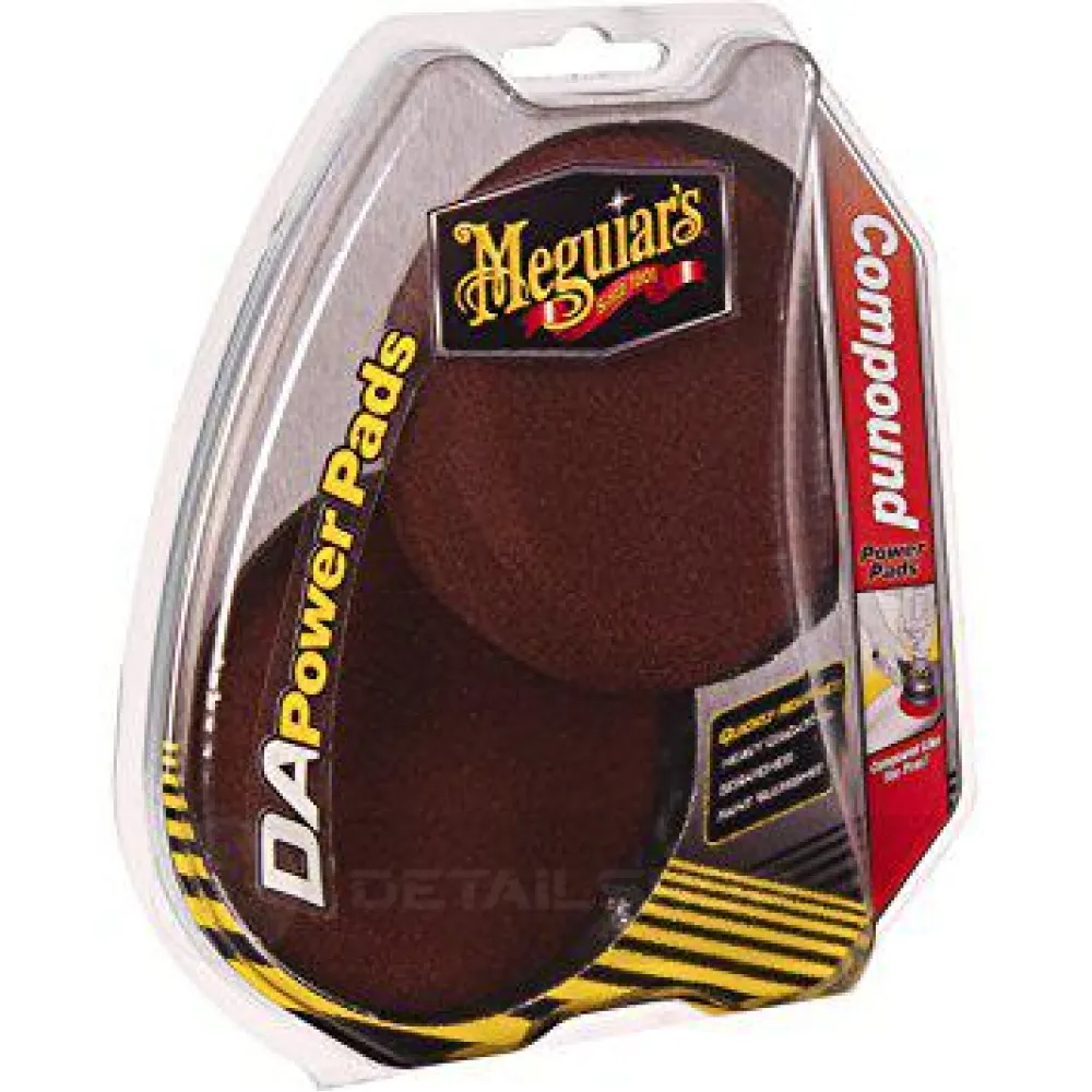 Набор жестких кругов для полировки - Meguiars DA Compound Power Pads 90 мм. 2 шт. бордовый (G3507INT)