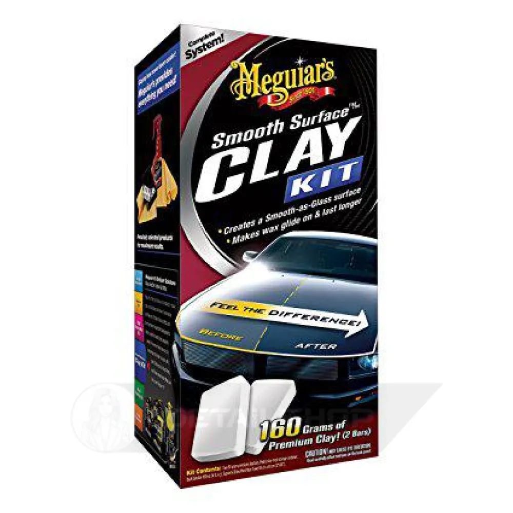 Meguiars Smooth Surface Clay Kit Набір для очищення кузова з ефектом поліролі