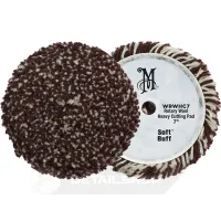 Полировальный круг шерстяной с микрофиброй - Meguiars Rotary Wool Heavy Cutting Pad 178 мм. (WRWHC7)