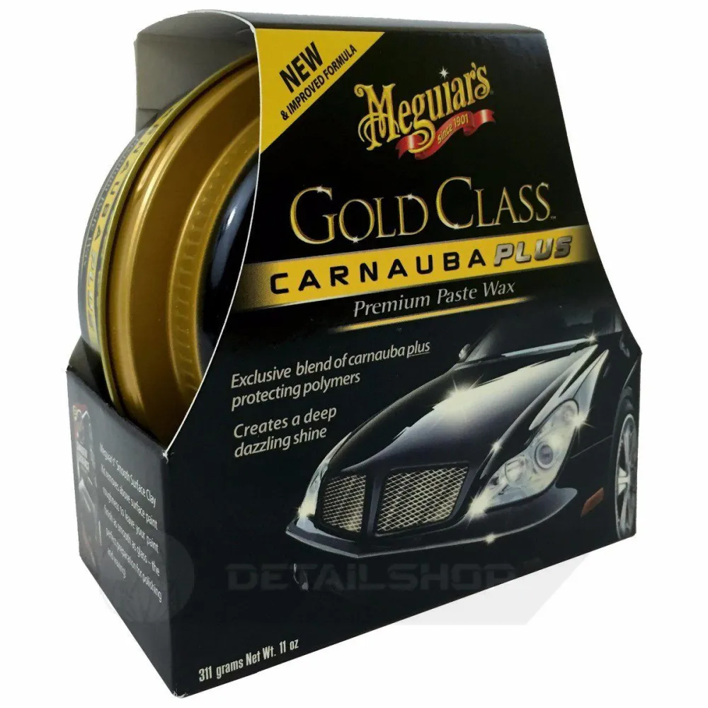 Карнауба твердый воск - Meguiars Gold Class Carnauba Plus Paste Wax 311 г. (G7014J, G7014EU)