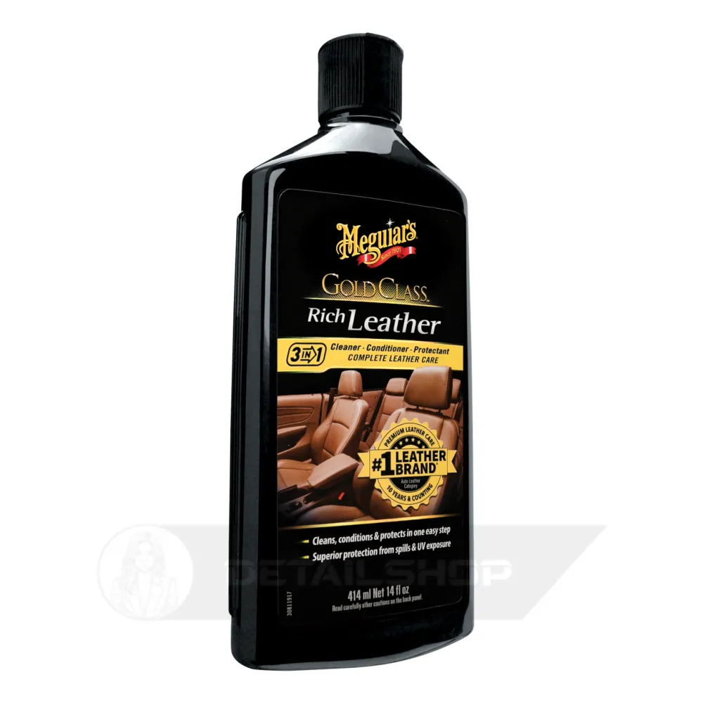 Лосьон 3 в 1 для ухода за кожаным салоном - Meguiars Gold Class™ Rich Leather Lotion 3 in 1 414 мл. (G7214)