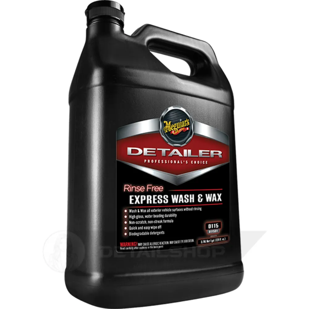 Концентрат сухая мойка с воском - Meguiars Detailer Rinse Free Express Wash & Wax 3,79 л. (D11501)