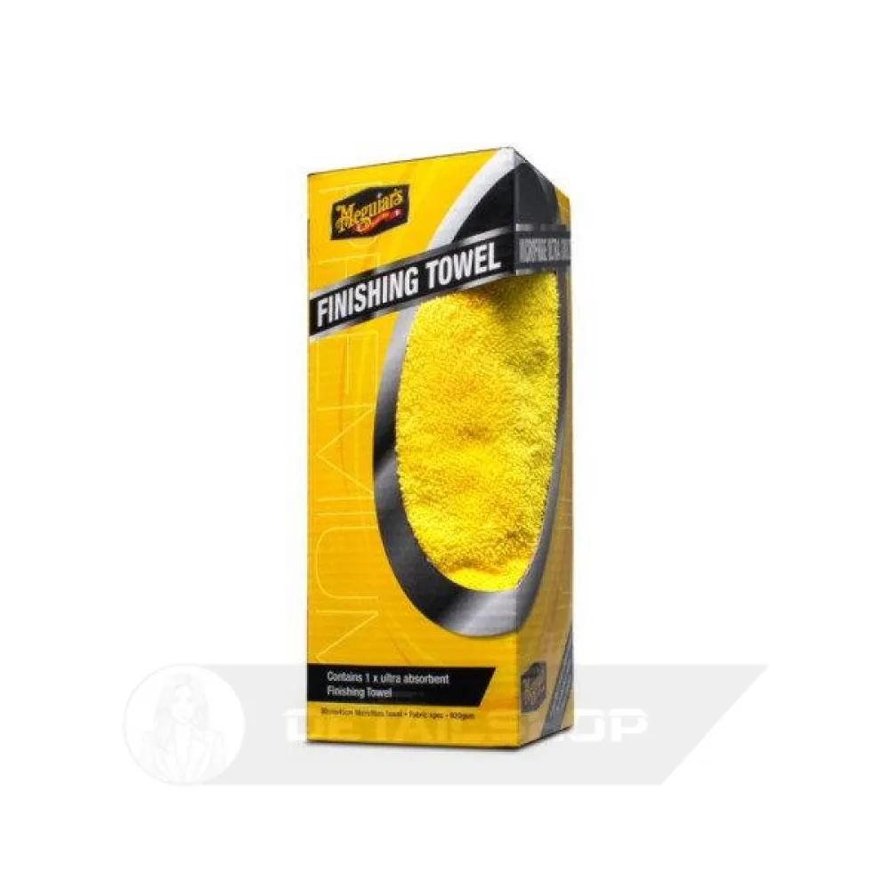 Полотенце микрофибровое финишное - Meguiars Microfibre Finishing Towel 30x45 см. 920 gsm желтый (X1801EU)