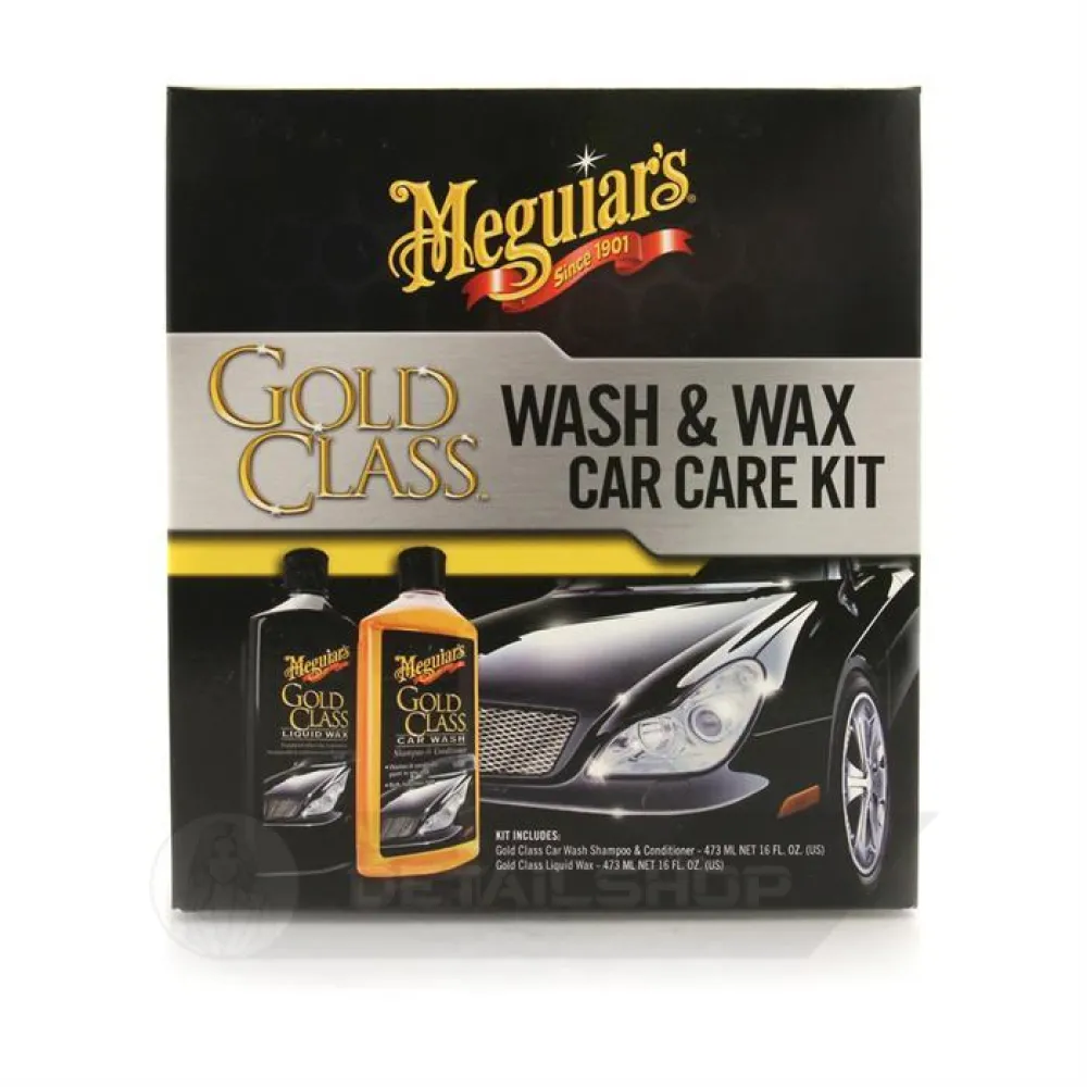 Набор для мойки и защиты авто -  Meguiars Gold Class Wash & Wax Car Care Kit (G9966EU)