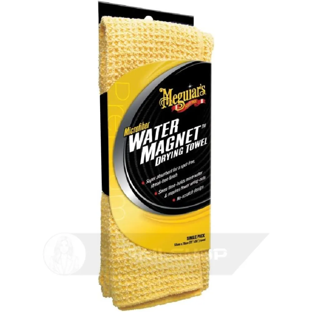 Полотенце вафельное для сбора воды - Meguiars Water Magnet Microfiber Drying Towel 55х76 см. желтый (X2000EU)