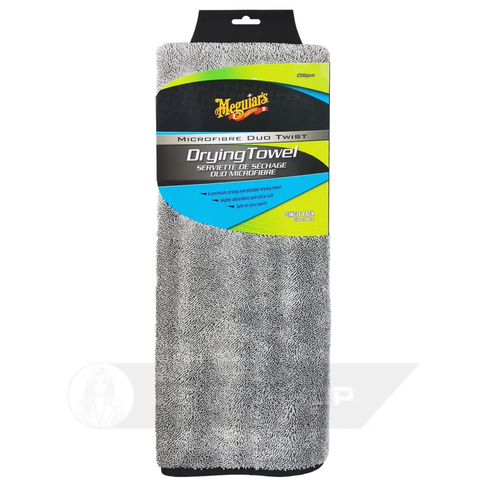 Полотенце для сушки кузова - Meguiars Supreme Duo Twist Drying Towel 50x90 см. серый (X210400EU)