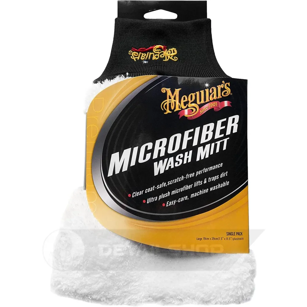 Meguiars Microfiber Wash Mitt Микрофибровая рукавица 20 х 25 см