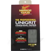 Водостойкая абразивная бумага - Meguiars Unigrit Finishing Papers 14х23 см. P2000 1 шт. (S2025)