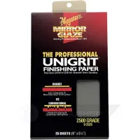 Водостойкая абразивная бумага - Meguiars Unigrit Finishing Papers 14х23 см. P2500 1 шт. (S2525)