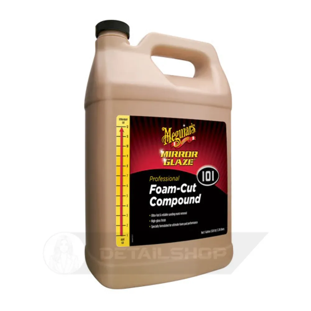 Полировальная паста для жестких лаков - Meguiars Foam-Cut Compound 3790 мл.