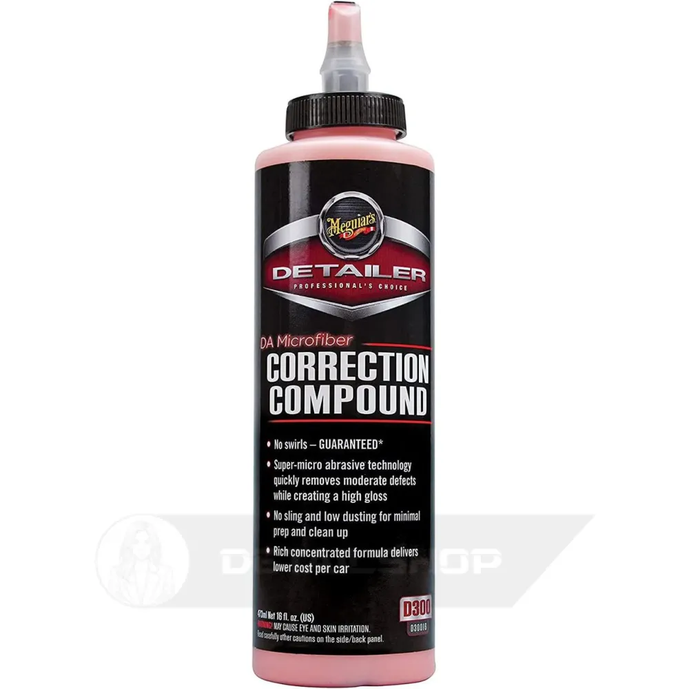 Meguiars Коригуюча полірувальна паста - Detailer DA Microfiber Correction Compound 473 мл.