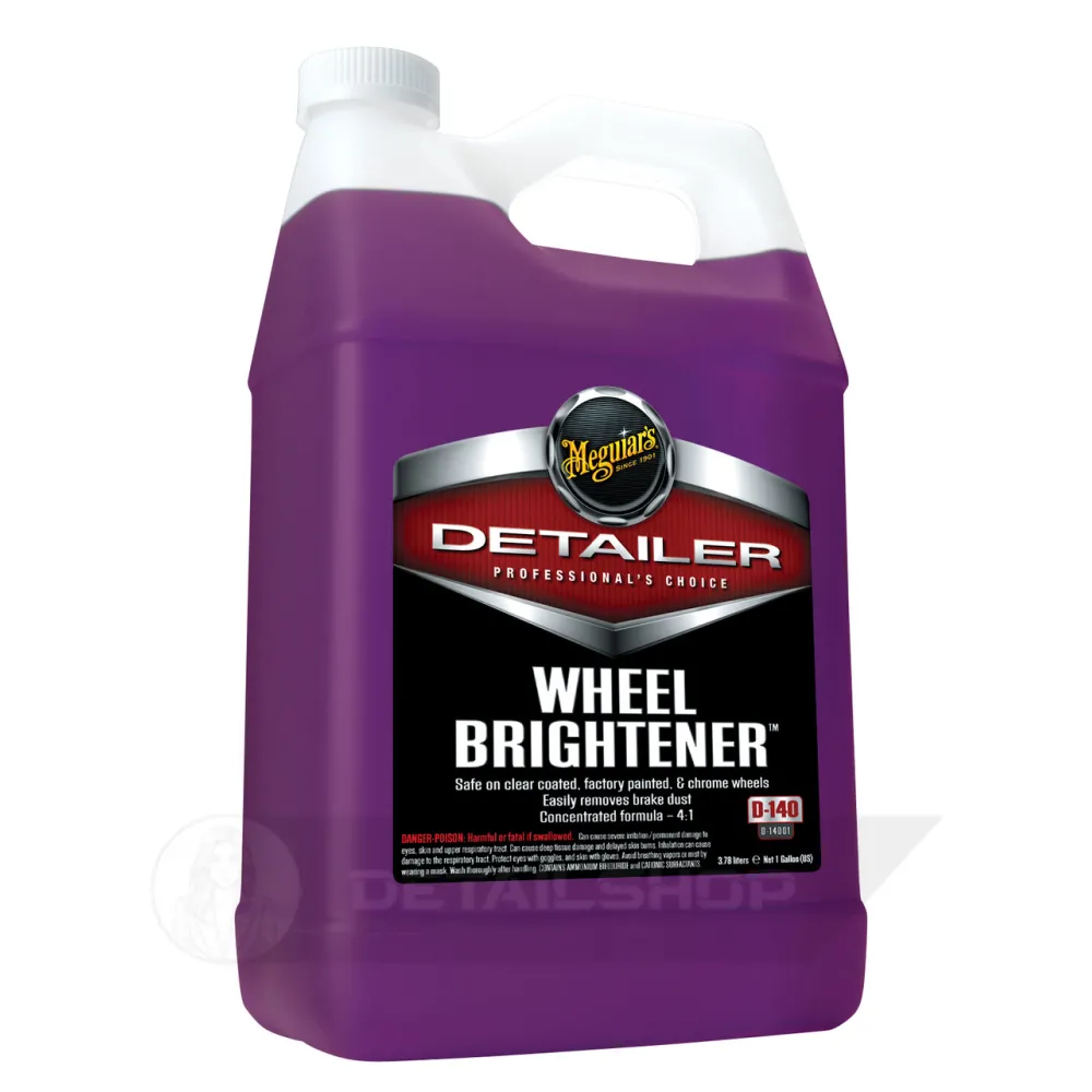 Концентрат для чистки колесных дисков - Meguiars Detailer Wheel Brightener 3,78 л. (D14001)