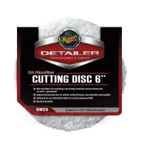 Полировальный круг микрофибровый режущий 2 шт. - Meguiars DA Microfiber Cutting Disc 6〞 159 мм. белый (DMC6)