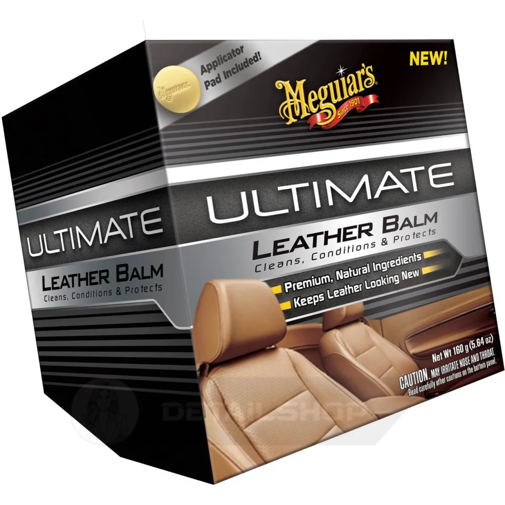 Бальзам 3 в 1 для кожи - Meguiars Ultimate Leather Balm 160 г. (G18905)