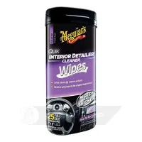 Серветки для швидкого очищення салону Meguiars Quik Interior Detailer Cleaner18х23 см. 25 шт.