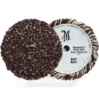 Полировальный круг шерстяной с микрофиброй - Meguiars Rotary Wool Heavy Cutting Pad 178 мм. (WRWHC7)