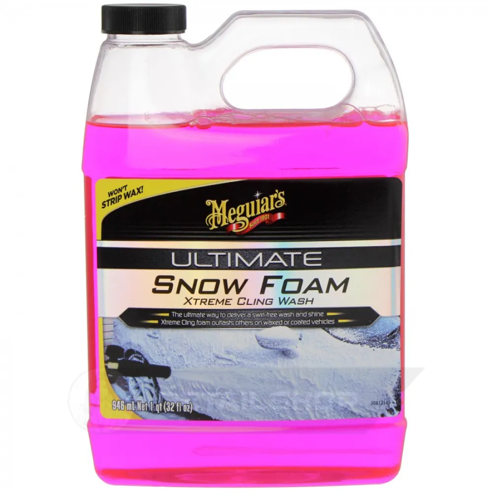 Автомобильный шампунь, снежная пена - Meguiars Ultimate Snow Foam Extreme Cling Wash 946 мл. (G191532EU)