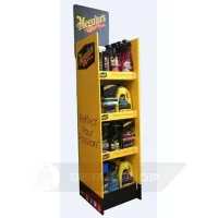 Картонный стенд под автохимию - Meguiars Reflect Your Passion 168x38x48 см. желтый (FSDU) BPL226011/A