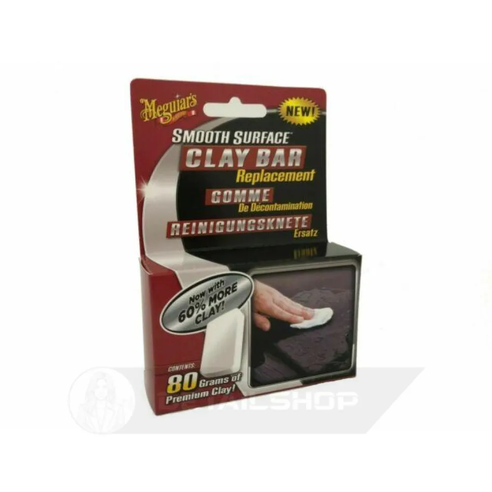 Глина для чистки кузова - Meguiars Smooth Surface Replacement Clay Bar 80 г. (G1001EU)