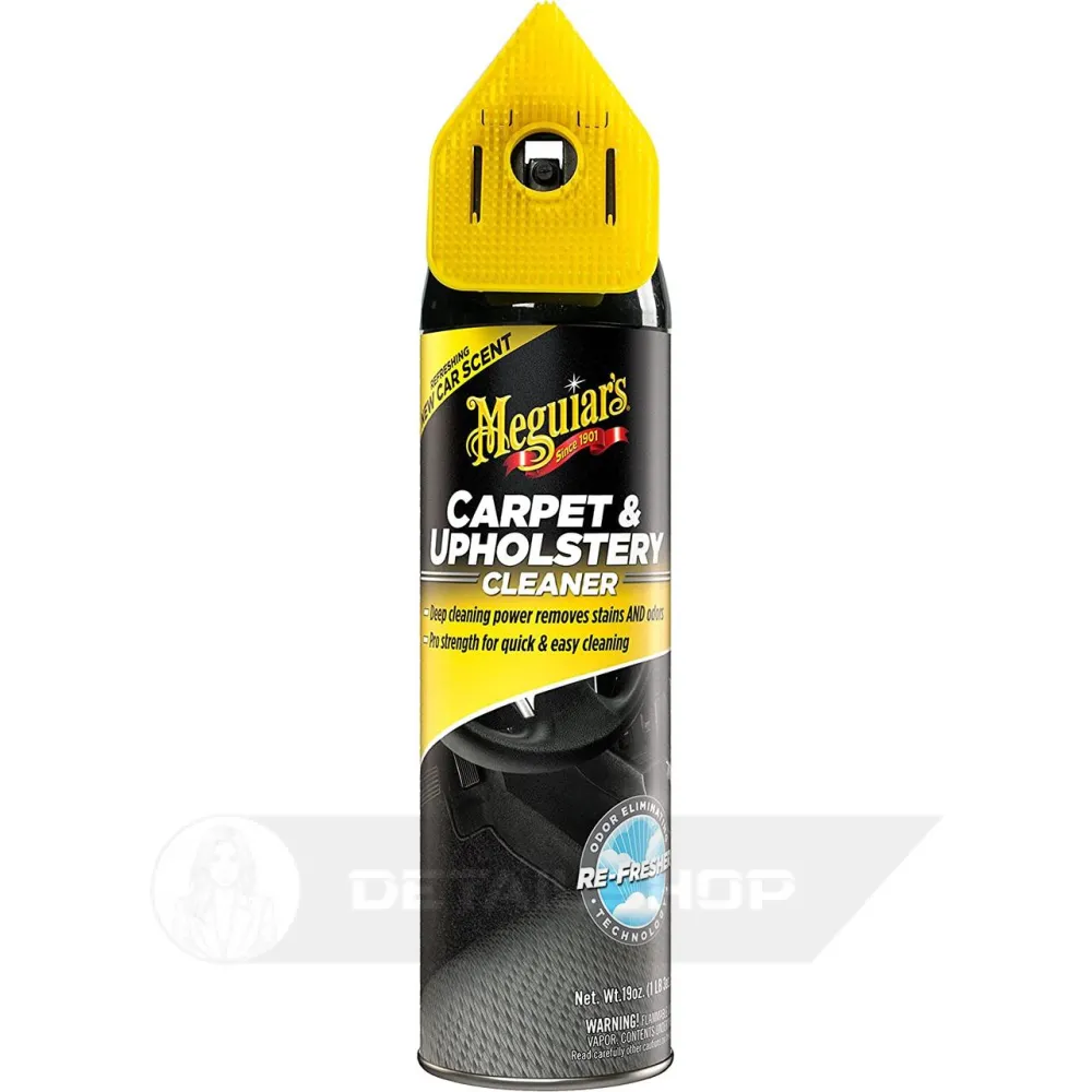 Пенный очиститель с щеткой для карпета и ковров - Meguiars Carpet & Upholstery Cleaner 539 г. (G191419)