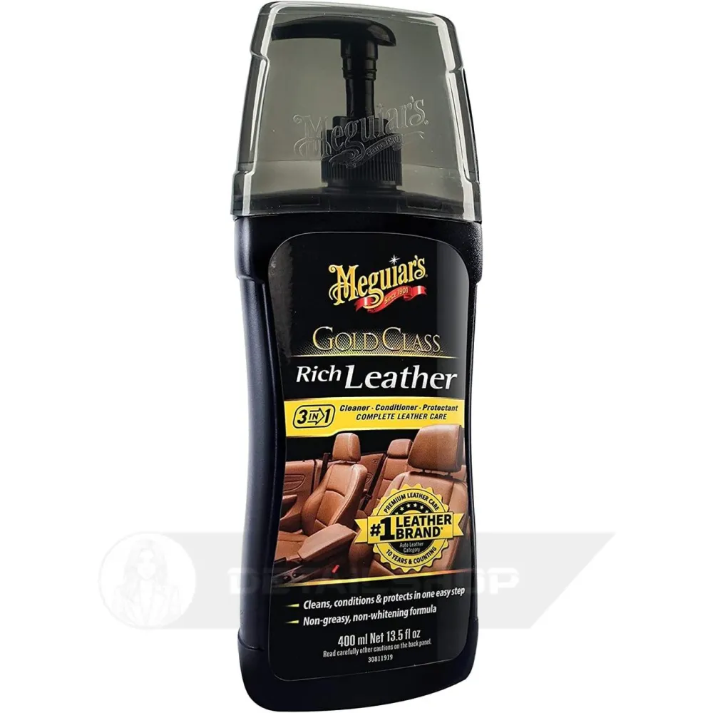 Гель 3 в 1 для ухода за кожаным салоном - Meguiars Gold Class™ Rich Leather Gel 400 мл. (G17914)
