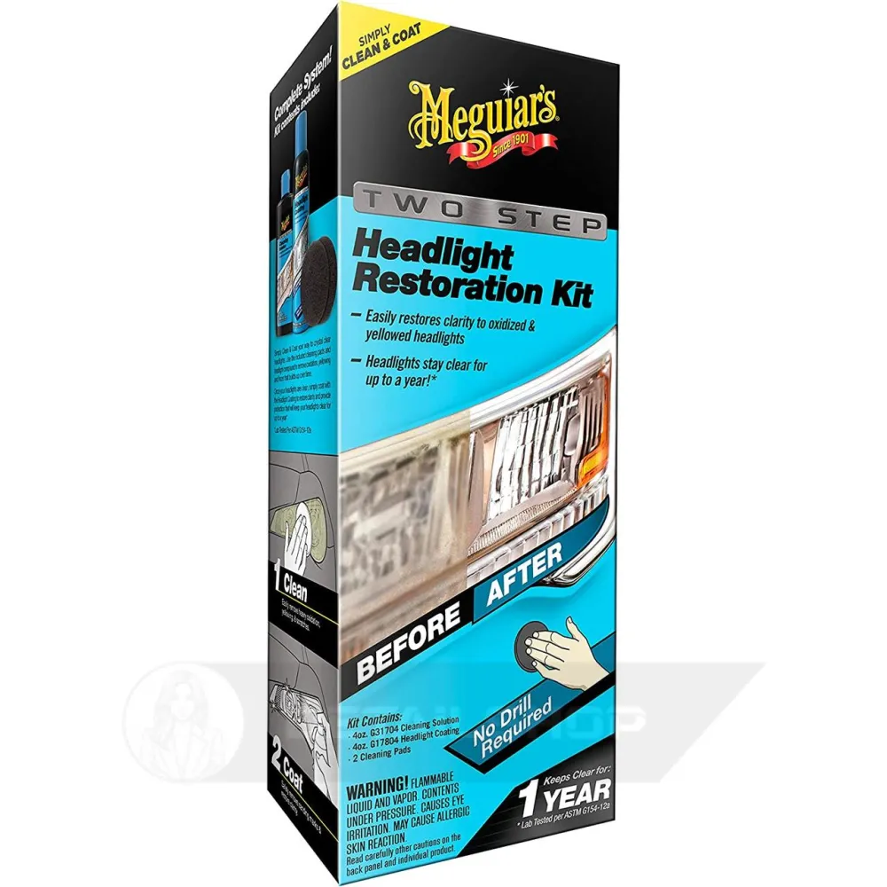 Meguiars Two Step Headlight Restoration Kit Набір для відновлення та захисту фар