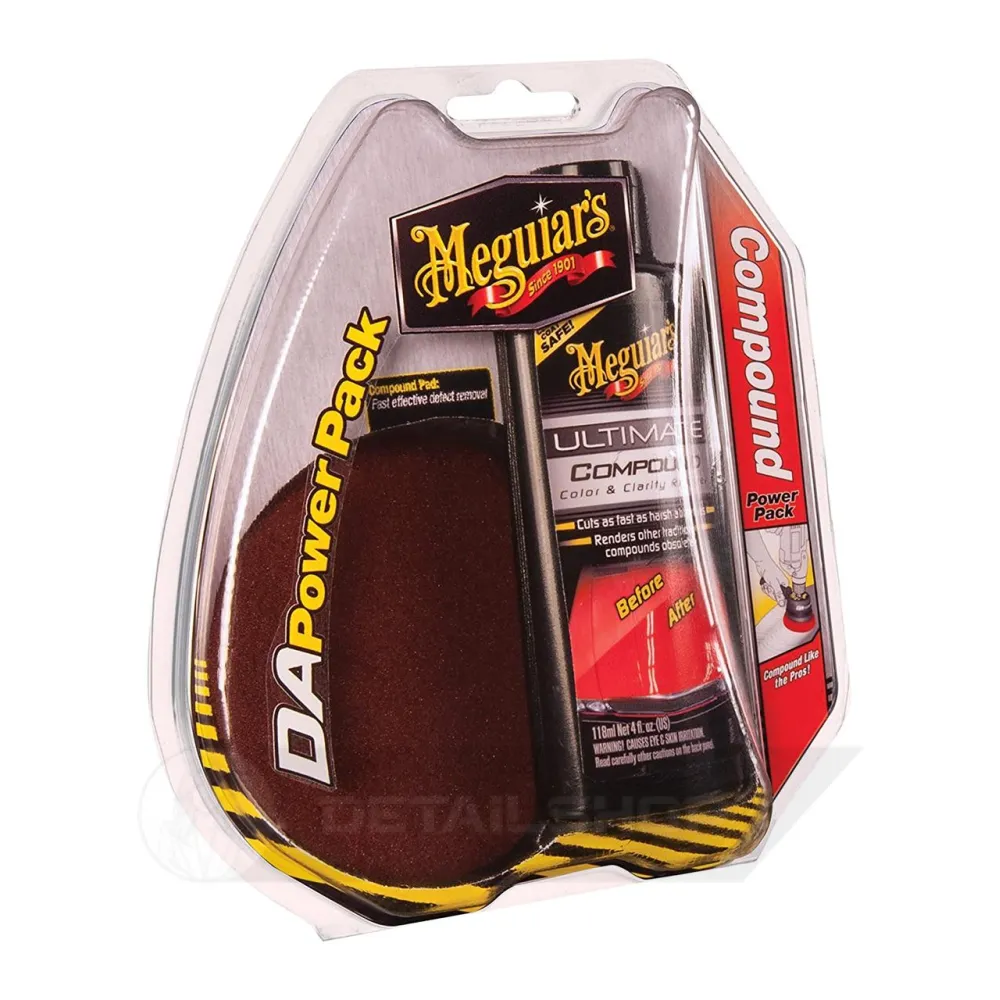 Набор для абразивной полировки кузова - Meguiars DA Compound Power Pack (G3501INT)