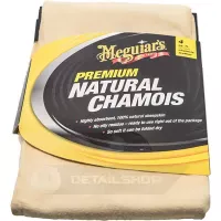 Полотенце натуральное замшевое - Meguiar’s Premium Natural Chamois 16x2x25 см. бежевый (X2100)