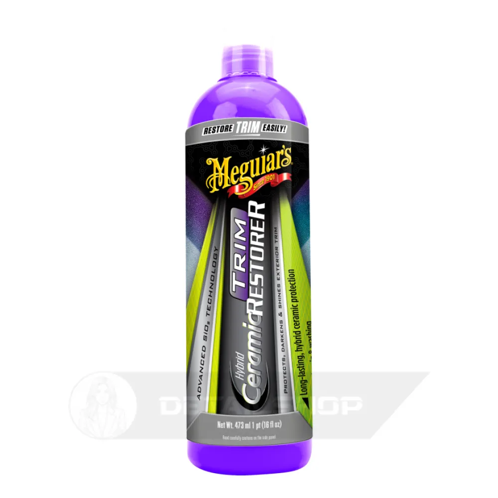 Meguiars Hybrid Ceramic Trim Restorer - гібридний керамічний засіб для відновлення пластику, 473 мл