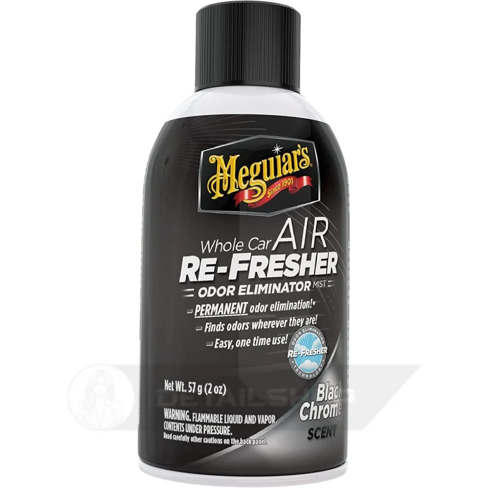 ОСВІЖУВАЧ ПОВІТРЯ "ЧОРНИЙ ХРОМ"АРОМАТ MEGUIAR'S G181302 AIR RE-FRESHER BLACK CHROME SCENT