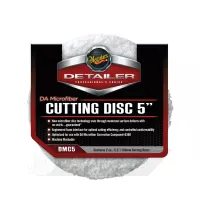 Полировальный круг микрофибровый режущий 2 шт. - Meguiars DA Microfiber Cutting Disc 5〞 140 мм. белый (DMC5)