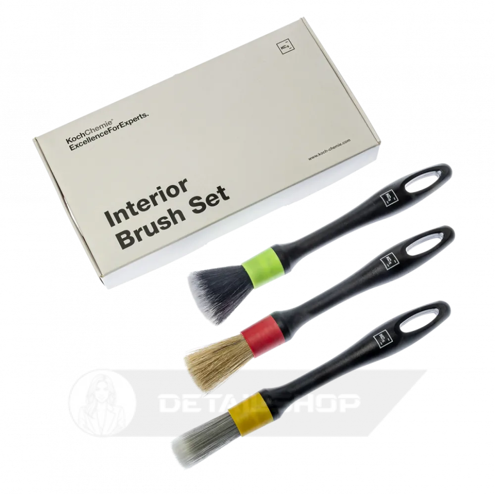 Koch Chemie Interior Brush Set набір пензлів для інтер'єру (3 шт.)