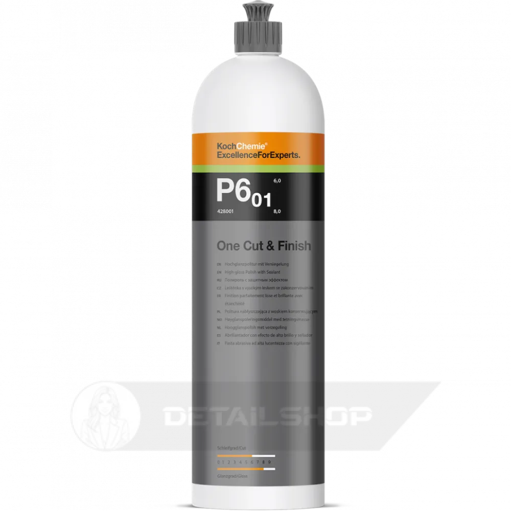 Koch Chemie One Cut & Finish P6.01 паста для полировки, средней абразивности 1 л