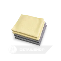 Koch Chemie Ганчірки з мікрофібри сірі 4 шт Microfaser Waffeltuch graugelb 40x40 см