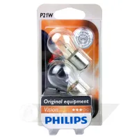 Лампа автомобільна сигнальна PHILIPS Vision P21W 12498B2 2 шт (055491)