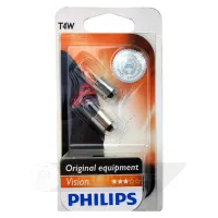 Лампа автомобільна сигнальна PHILIPS Vision +30% T4W 12929B2 2 шт (055507)