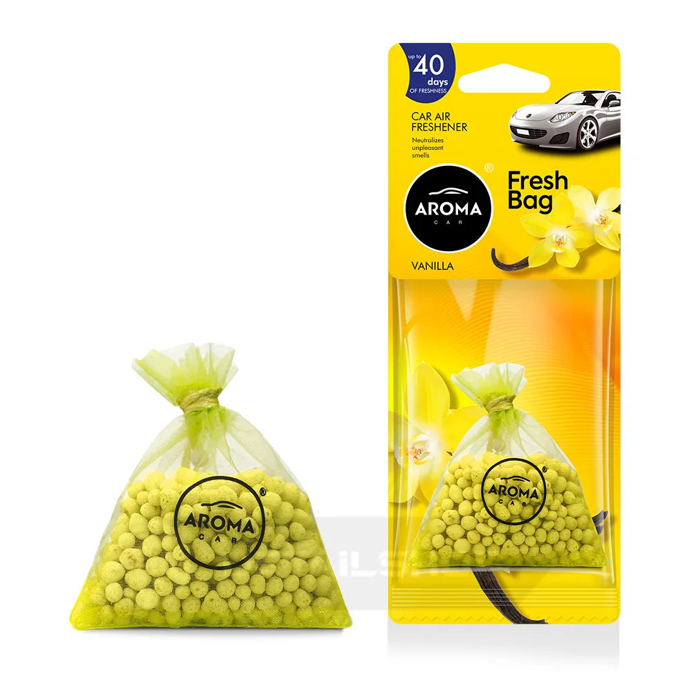 Автомобільний ароматизатор Aroma Car Ceramic Fresh Bag - Vanilla 20 гр (100773)