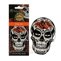 Автомобільний ароматизатор Aroma Car Dia De Los Muertos - Skull Orange Man (103798)