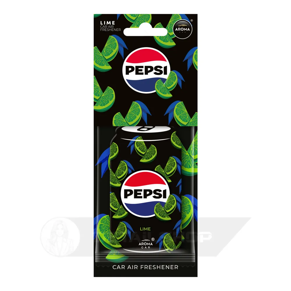 Автомобільний ароматизатор Aroma Car PEPSI Cellulose Can - Lime (11358)