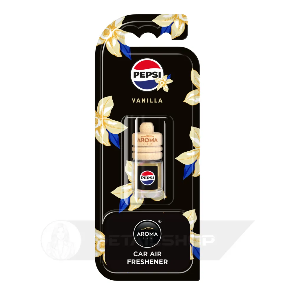 Автомобільний ароматизатор Aroma Car PEPSI Wood - Vanilla (11637)